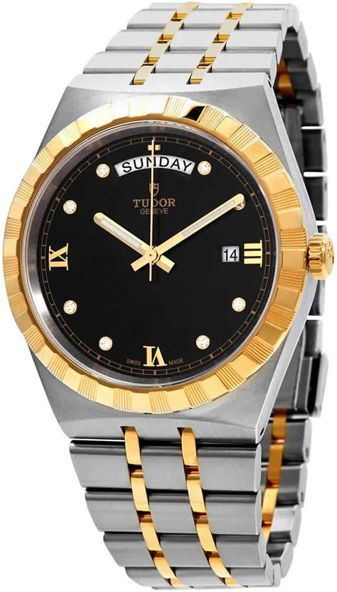 tudor royal 41mm black dial|tudor royal watch bezel.